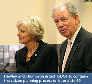 Judy Hawley and John Thompson